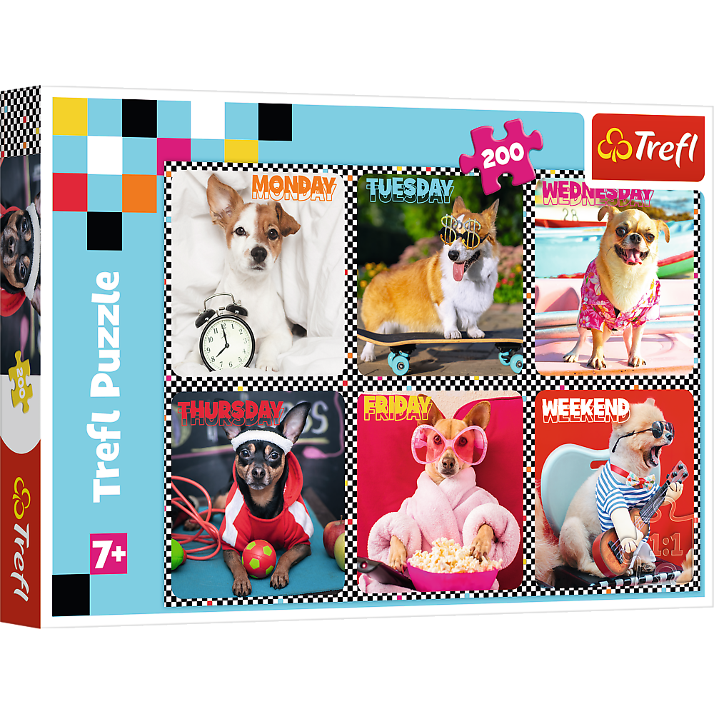 Puzzle Cães Felizes 200pcs