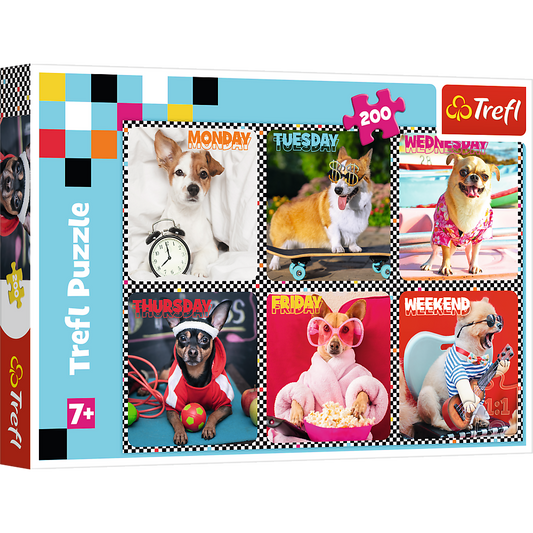 Puzzle Cães Felizes 200pcs