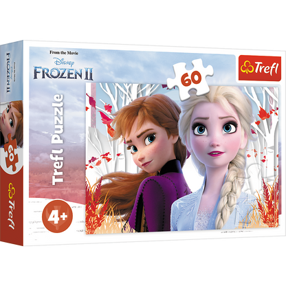 Puzzle Frozen Anna Elsa 60pcs