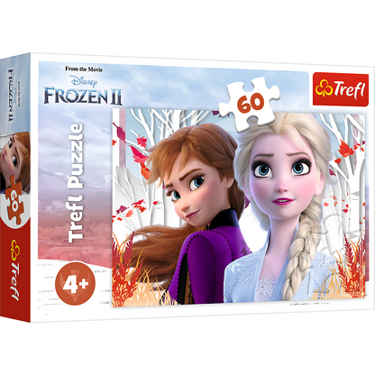 Puzzle Frozen Anna Elsa 60pcs
