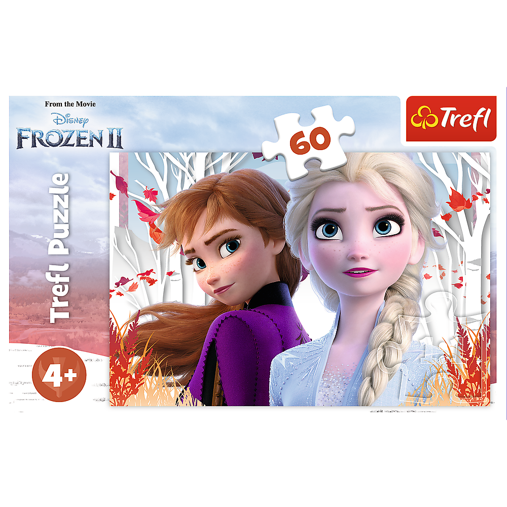 Puzzle Frozen Anna Elsa 60pcs