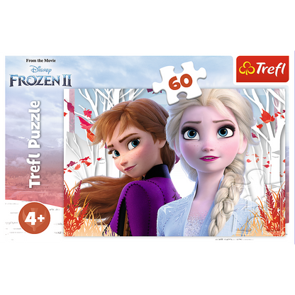 Puzzle Frozen Anna Elsa 60pcs