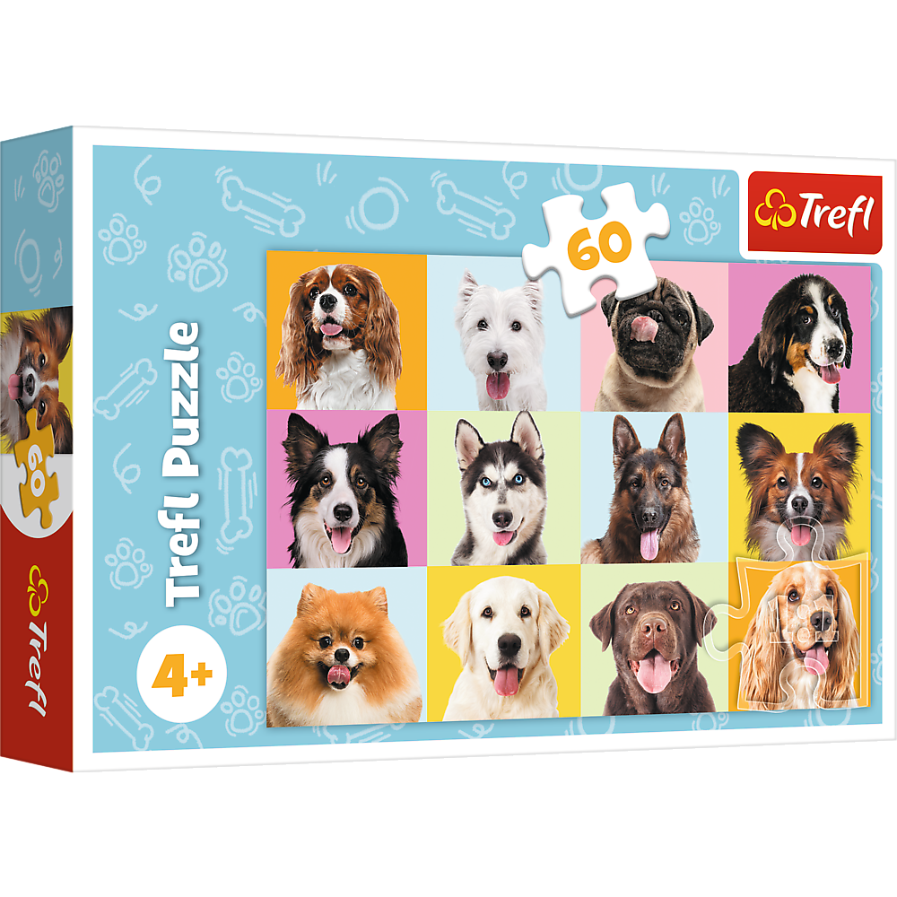 Puzzle Cachorrinhos 60pcs
