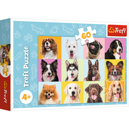 Puzzle Cachorrinhos 60pcs