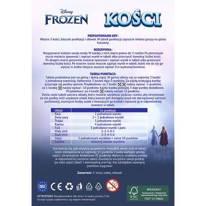 Jogo Dados Frozen Ice Queen Trefl