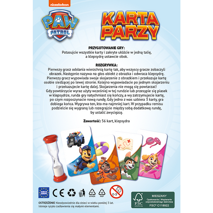 Jogo Cartas Pares Paw Patrol Trefl
