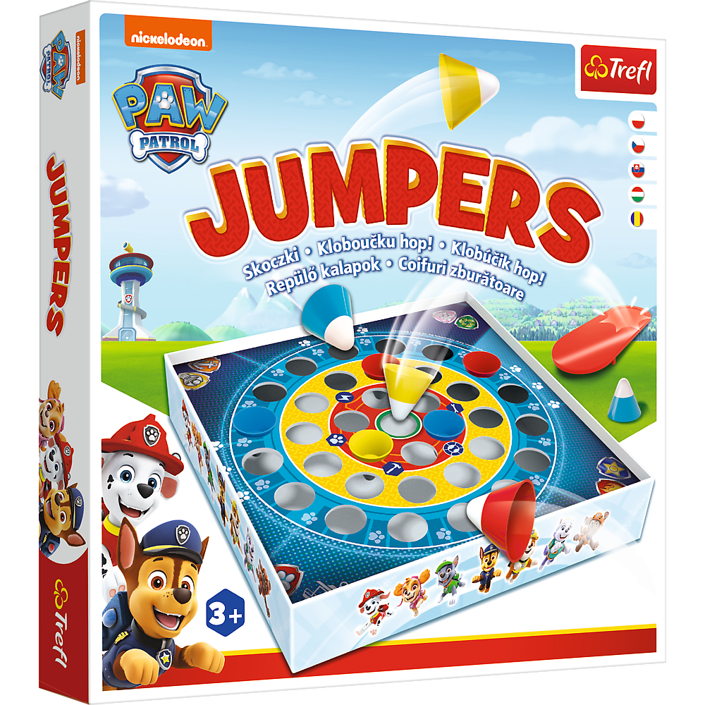 Jogo de Mesa Paw Patrol Jumpers Crianças +3 Anos