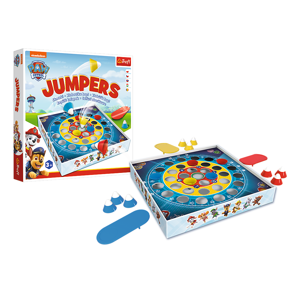 Jogo de Mesa Paw Patrol Jumpers Crianças +3 Anos