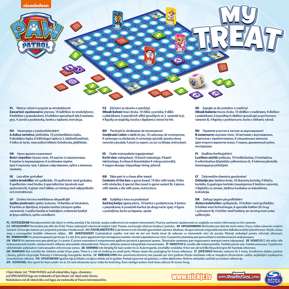Jogo My Treat Paw Patrol Trefl