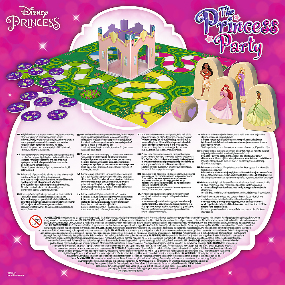 Jogo Tabuleiro Festa Princesas Disney Trefl