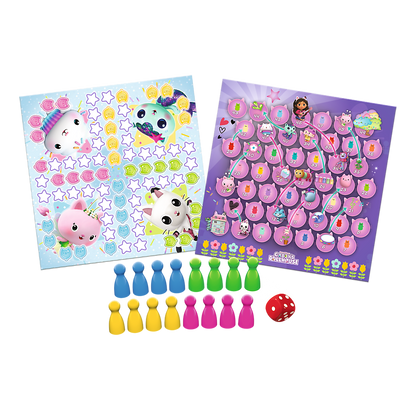 Jogo 2 em 1 Ludo e Escadas Gabby’s Dollhouse Trefl