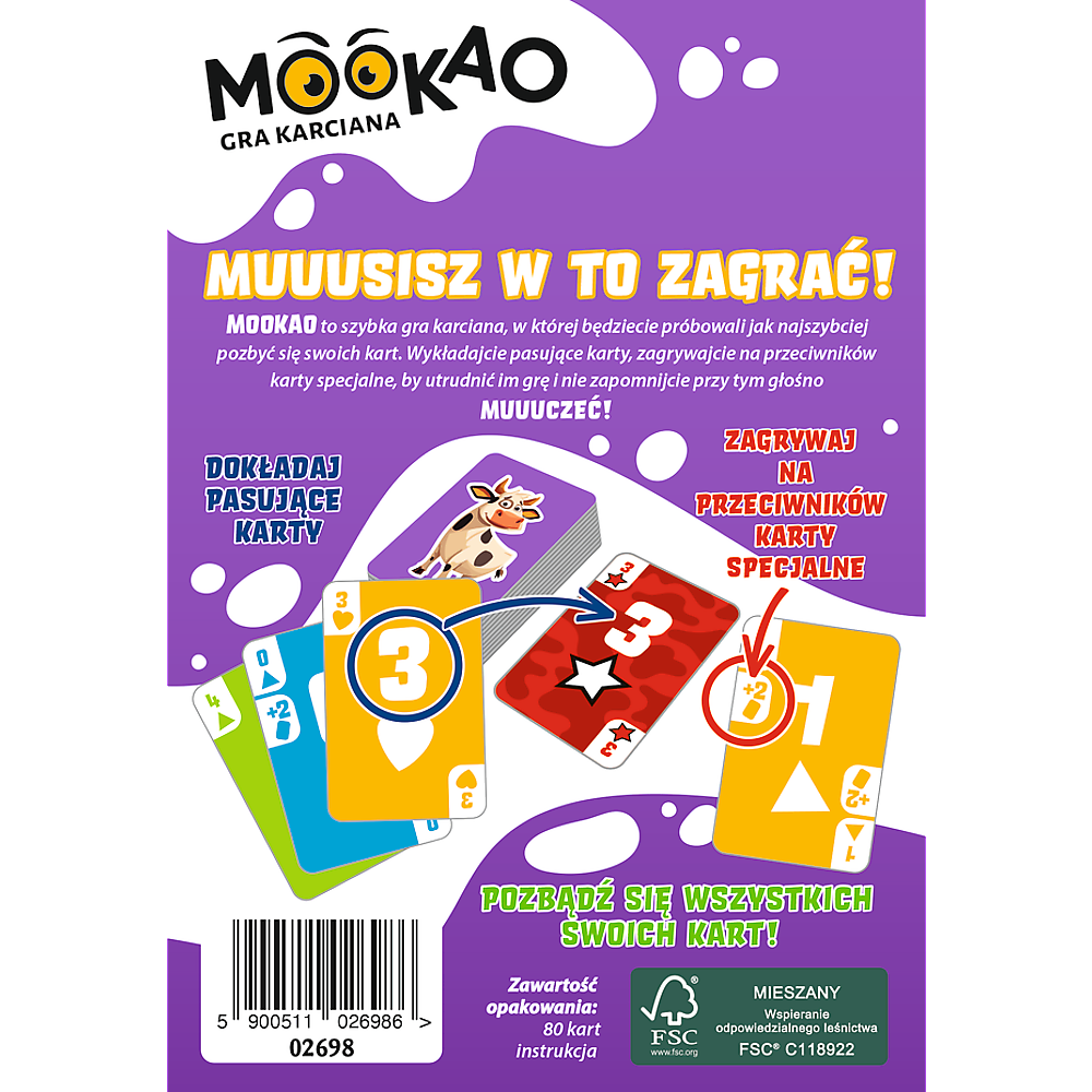 Jogo de Cartas Mookao +5 Anos