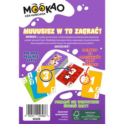 Jogo de Cartas Mookao +5 Anos