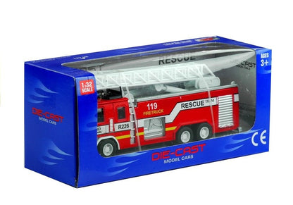 Camião bombeiros com escada 1:32