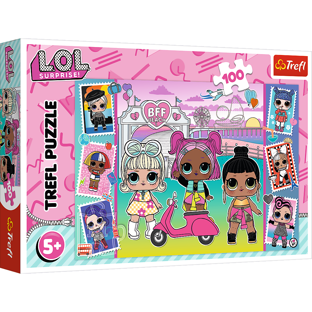 Puzzle LOL Dolls Fotos 100pcs Trefl 16443