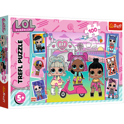 Puzzle LOL Dolls Fotos 100pcs Trefl 16443