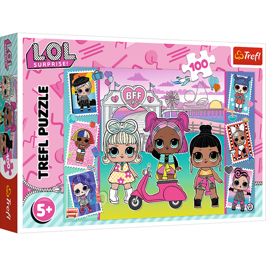 Puzzle LOL Dolls Fotos 100pcs Trefl 16443