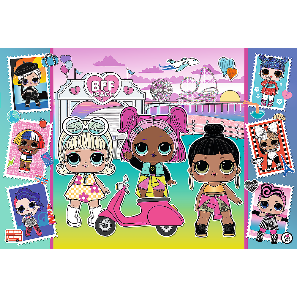Puzzle LOL Dolls Fotos 100pcs Trefl 16443