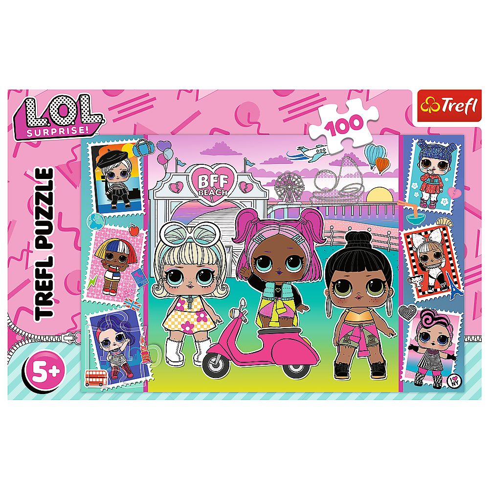 Puzzle LOL Dolls Fotos 100pcs Trefl 16443
