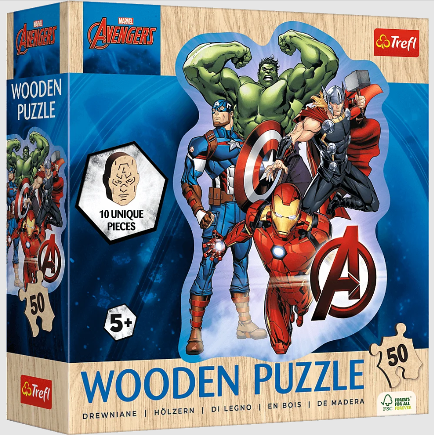 Puzzle Madeira Avengers 50pcs Trefl 20256