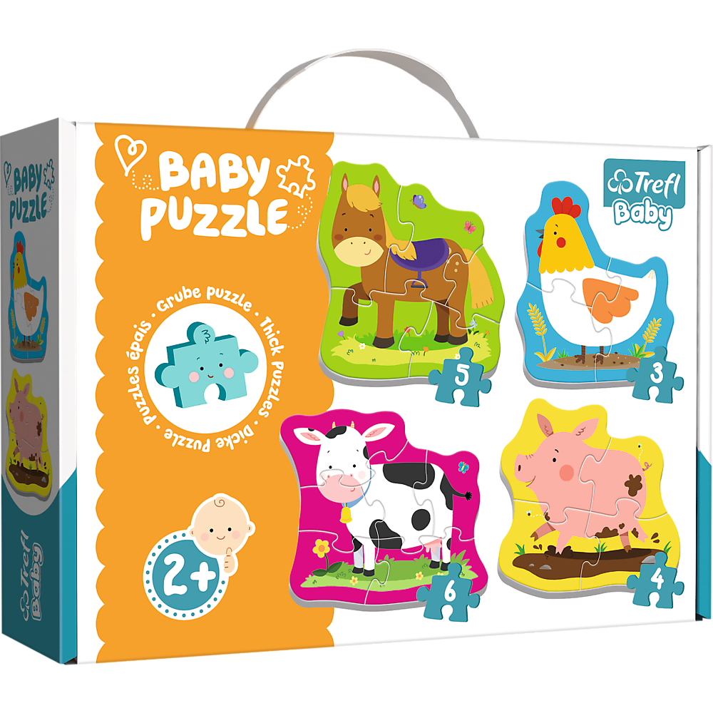 Puzzle Baby Animais Campo Trefl 36070