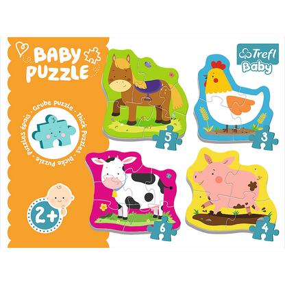 Puzzle Baby Animais Campo Trefl 36070