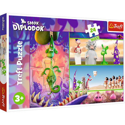 Puzzle Diplodocus 24 Maxi Trefl 14376