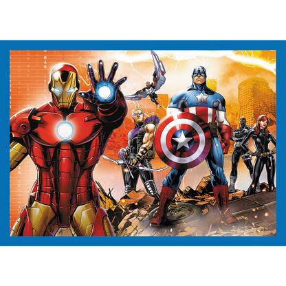 Puzzle 4 em 1 Avengers Trefl 34386