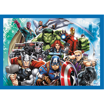Puzzle 4 em 1 Avengers Trefl 34386