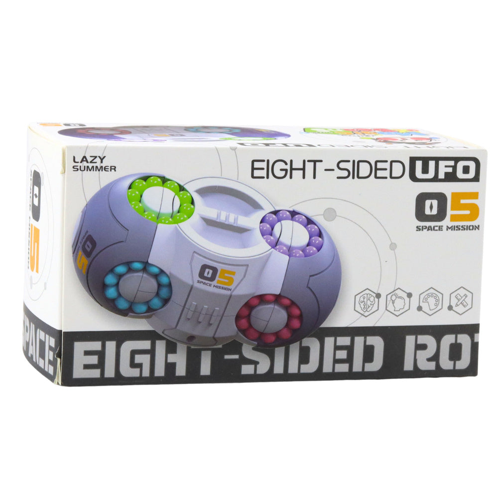 Jogo Lógico Cápsula Rotativa UFO Rosa
