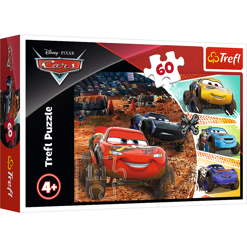 Puzzle Cars Lightning McQueen 60pcs Trefl 17327