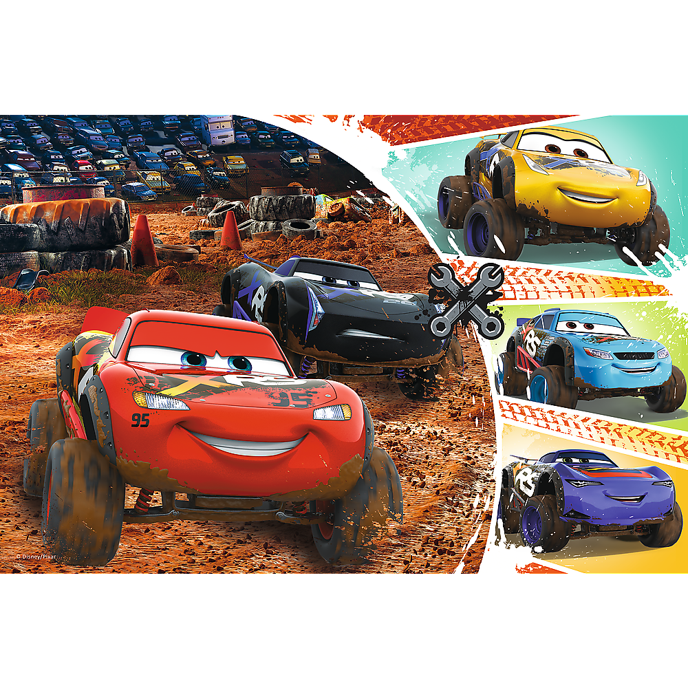 Puzzle Cars Lightning McQueen 60pcs Trefl 17327