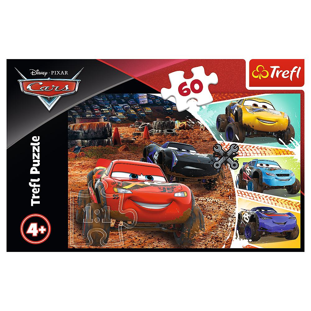 Puzzle Cars Lightning McQueen 60pcs Trefl 17327