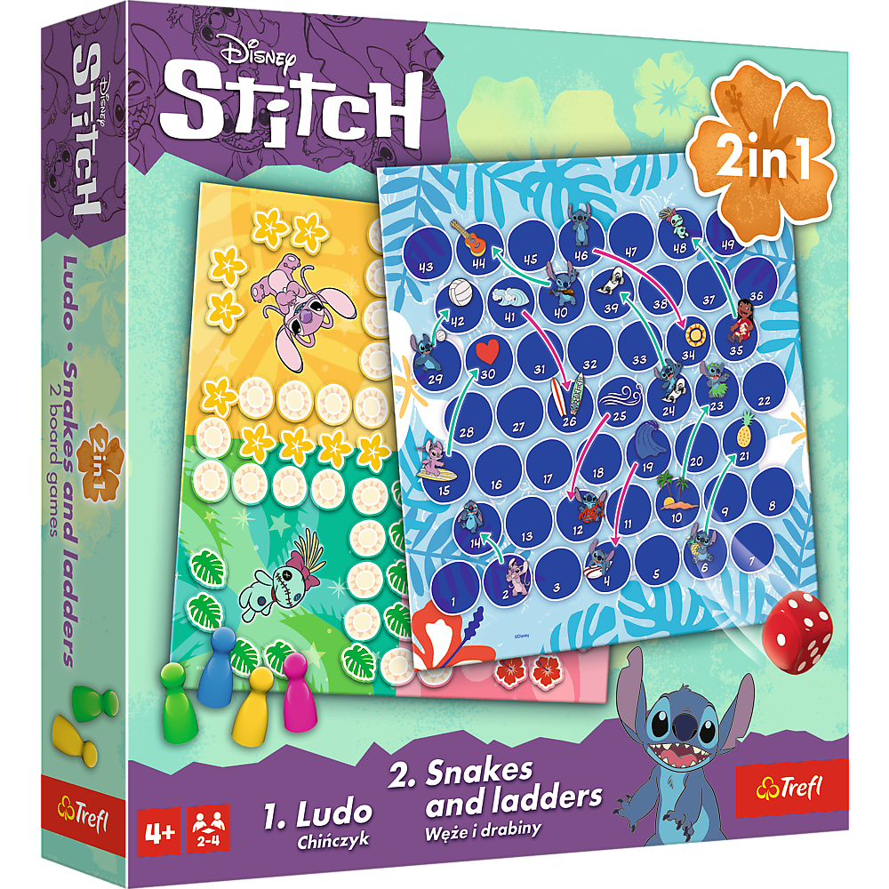 Jogo 2 em 1 Lilo & Stitch Trefl 02656