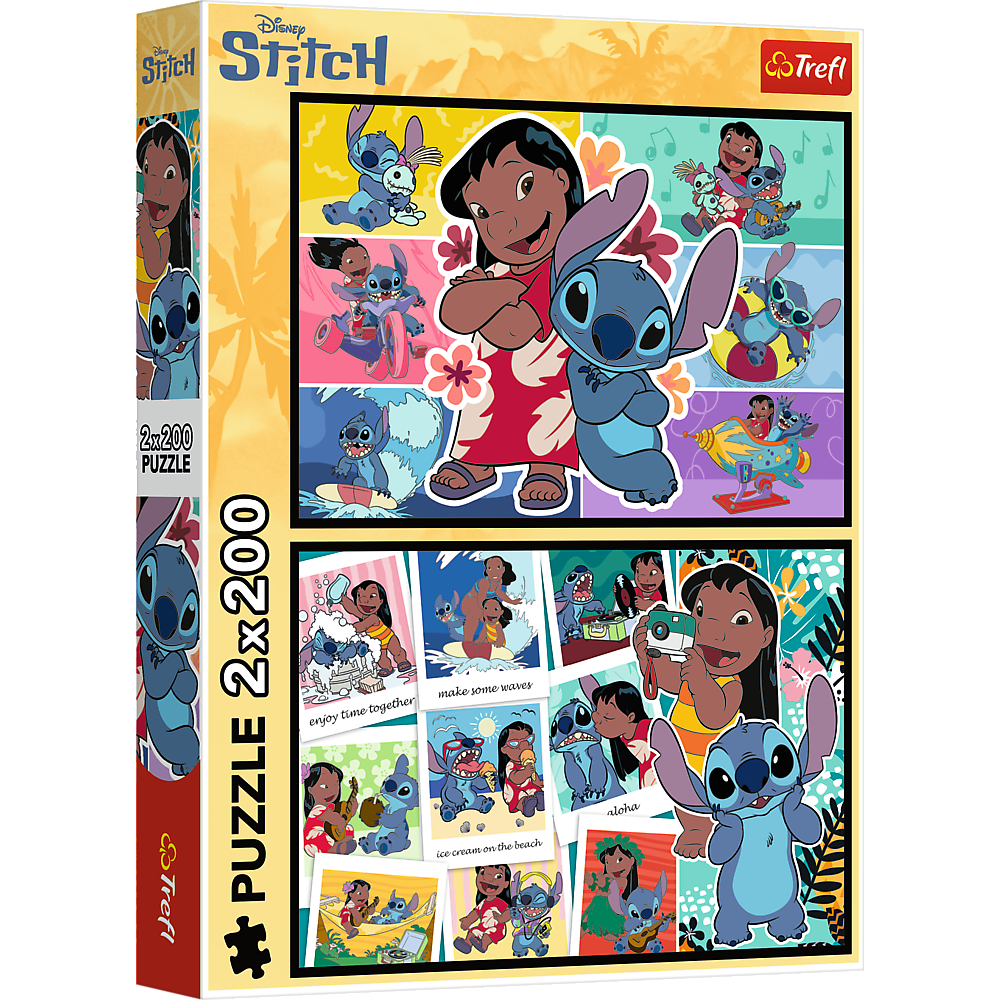 Puzzle 2x200 Stitch Trefl 13334