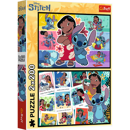 Puzzle 2x200 Stitch Trefl 13334