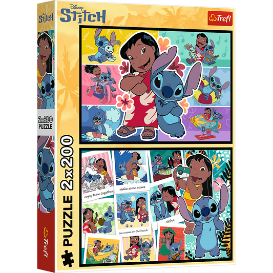 Puzzle 2x200 Stitch Trefl 13334