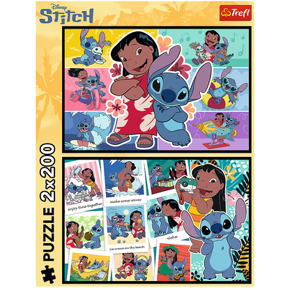 Puzzle 2x200 Stitch Trefl 13334