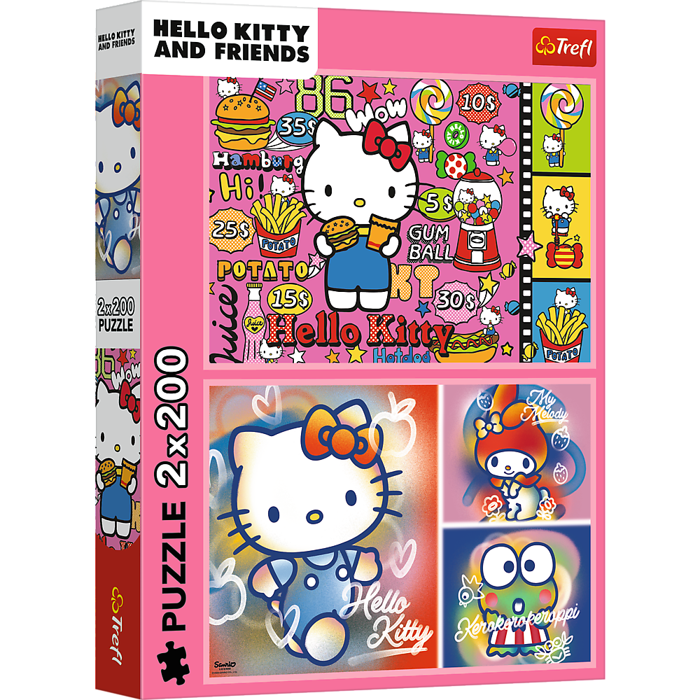 Puzzle 2x200 Hello Kitty Trefl 13336