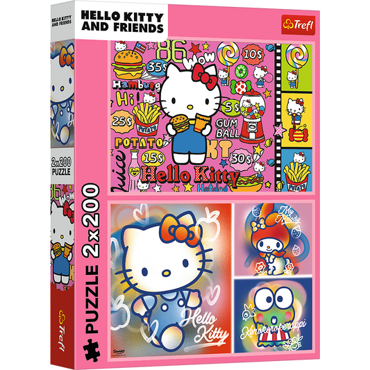 Puzzle 2x200 Hello Kitty Trefl 13336