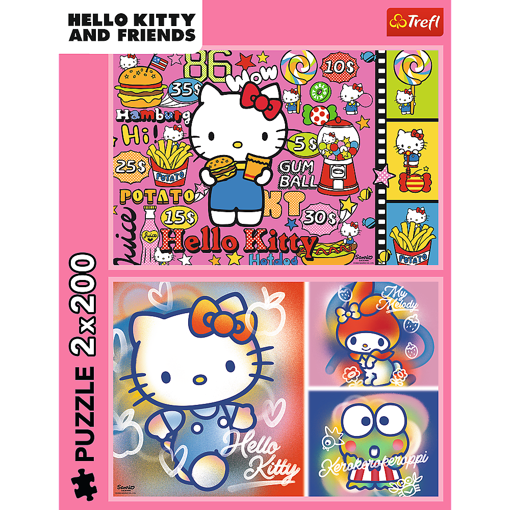 Puzzle 2x200 Hello Kitty Trefl 13336