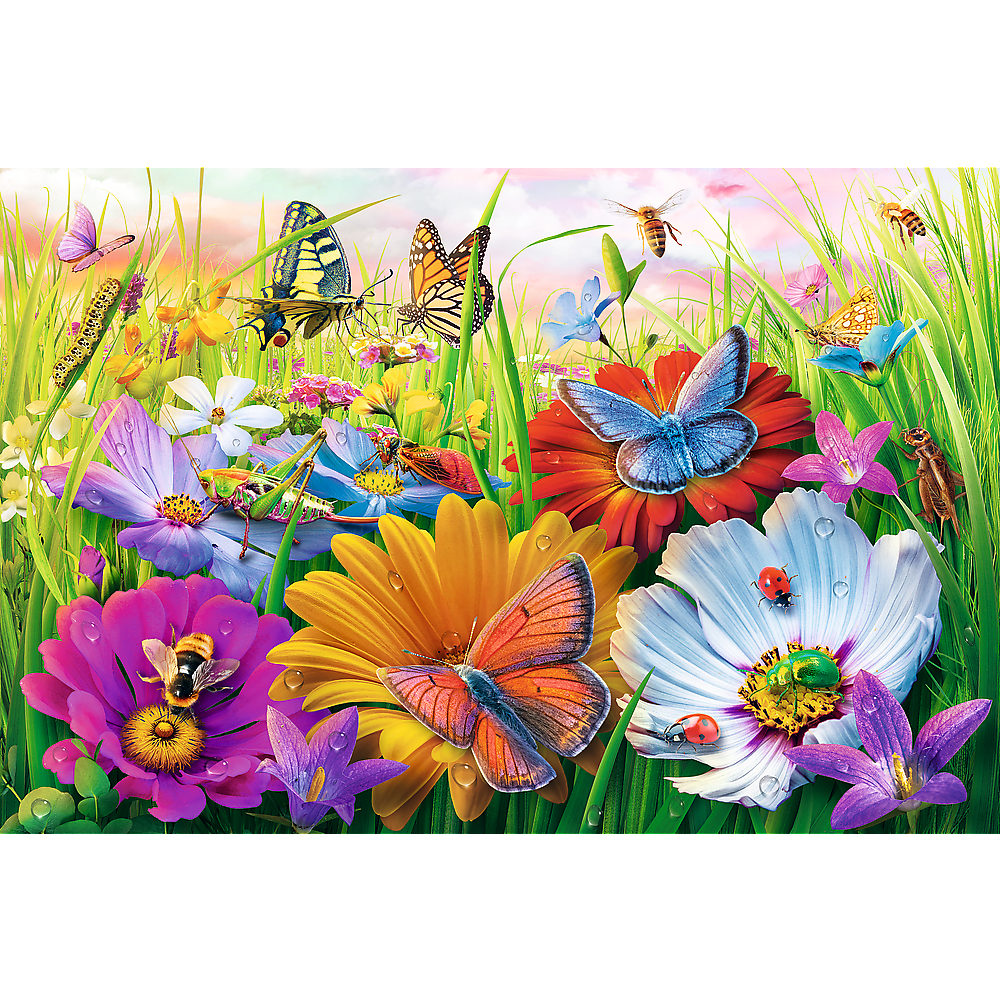 Puzzle Insetos no Prado 300pcs Trefl 23103