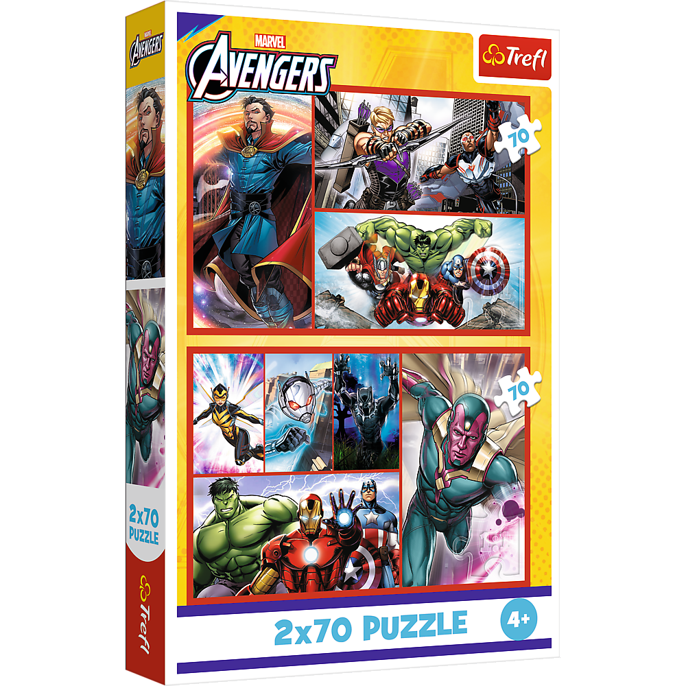 Puzzle 2x70 Torna-te um Herói Trefl 34439