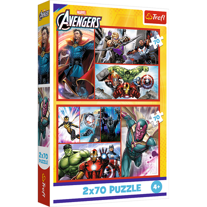 Puzzle 2x70 Torna-te um Herói Trefl 34439