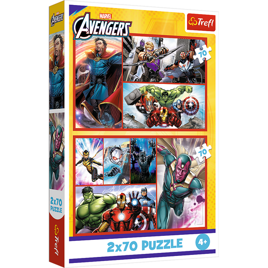 Puzzle 2x70 Torna-te um Herói Trefl 34439