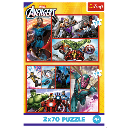 Puzzle 2x70 Torna-te um Herói Trefl 34439