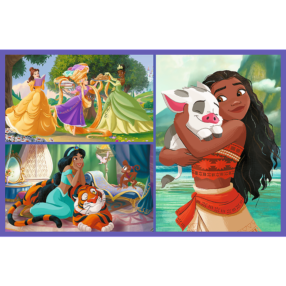 Puzzle 2x70 Dias de Conto Princesas Disney Trefl 34440