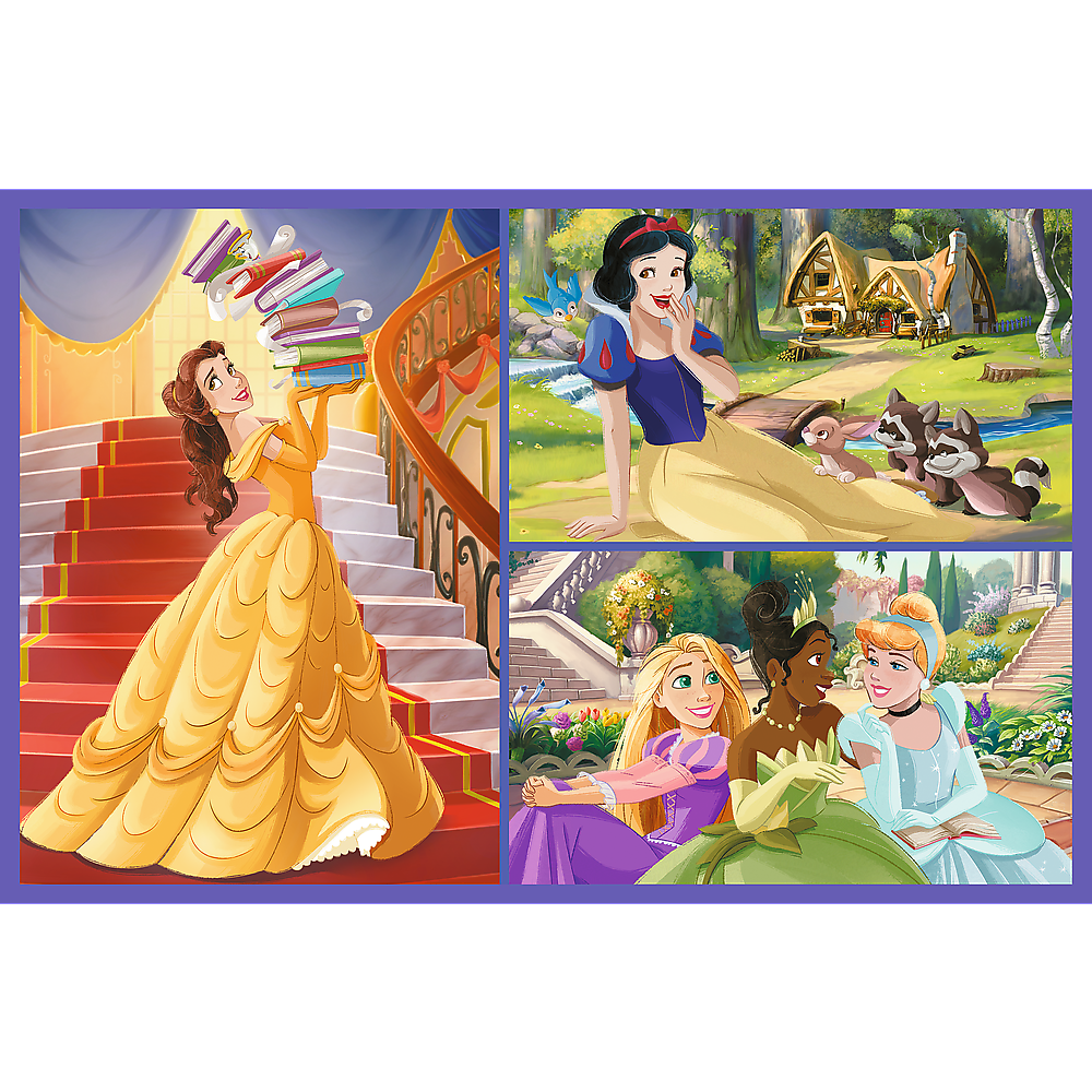 Puzzle 2x70 Dias de Conto Princesas Disney Trefl 34440