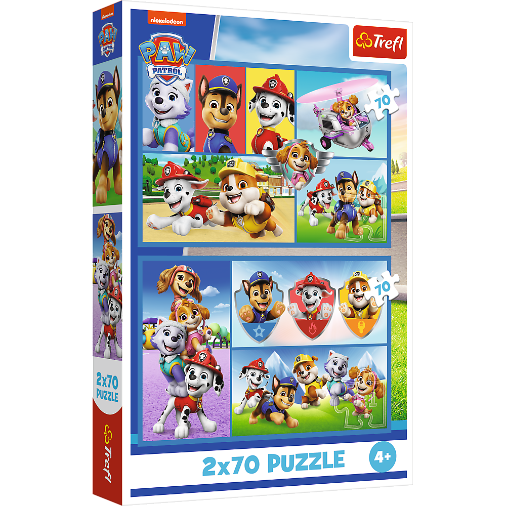 Puzzle 2x70 Paw Patrol Regras Trefl 34441