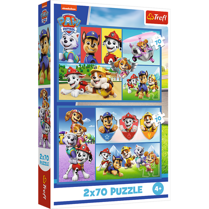 Puzzle 2x70 Paw Patrol Regras Trefl 34441